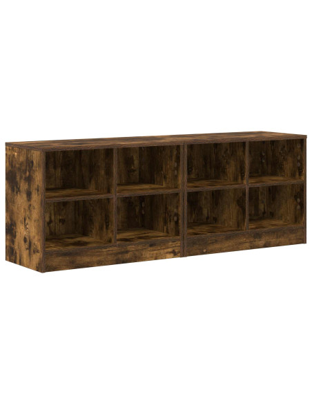 Armadietto per letto 2 pcs Rovere Fumo 66 x 33 x 48 cm