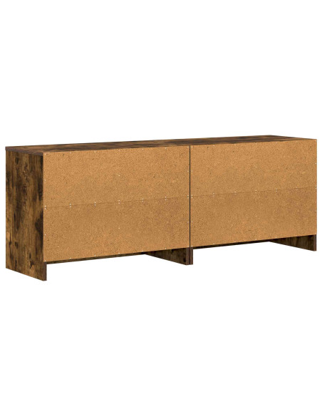 Armadietto per letto 2 pcs Rovere Fumo 66 x 33 x 48 cm