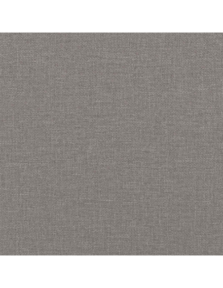 Panchina con bottoni imbottiti Tortora 80 x 40 x 46 cm Tessuto