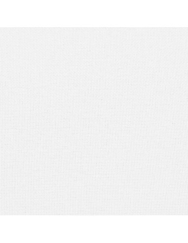 Panchina con bottoni imbottiti Bianco 110 x 40 x 46 cm Tessuto