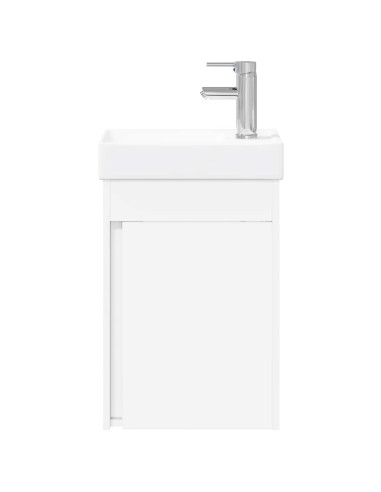 Mobile bagno con rubinetto Bianco 40,5 x 22,5 x 62 cm