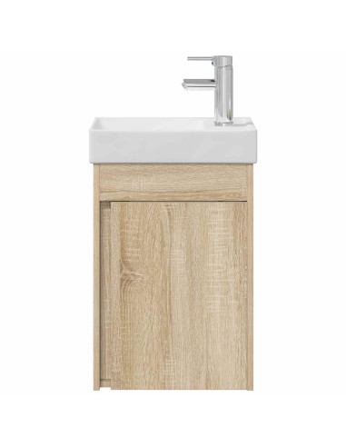 Mobile bagno con rubinetto Rovere Sonoma 40,5 x 22,5 x 62 cm