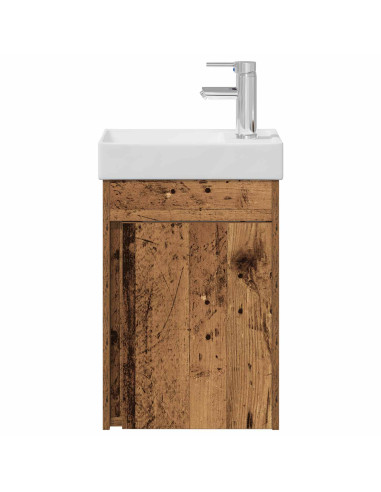 Mobile bagno con rubinetto Legno antico 40,5 x 22,5 x 62 cm