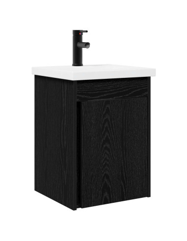 Mobile bagno con rubinetto Rovere Nero 42 x 40 x 74,5 cm