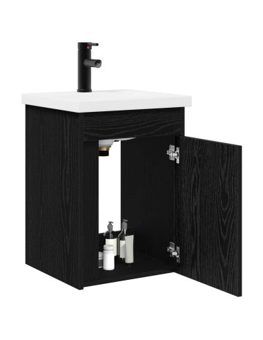 Mobile bagno con rubinetto Rovere Nero 42 x 40 x 74,5 cm