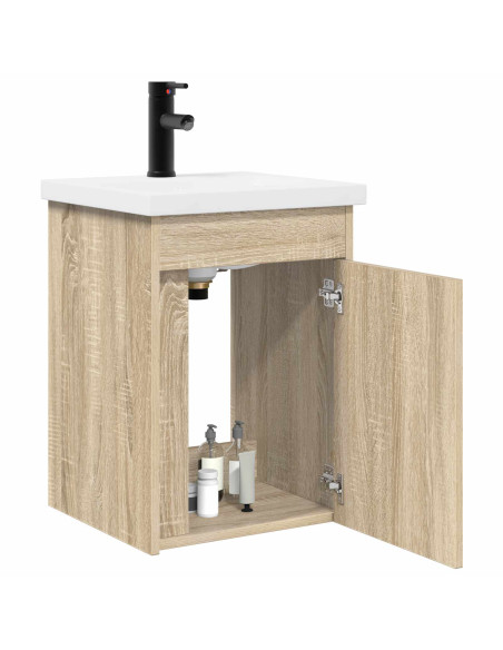 Mobile bagno con rubinetto Rovere Sonoma 42 x 40 x 74,5 cm