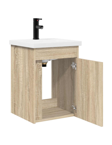 Mobile bagno con rubinetto Rovere Sonoma 42 x 40 x 74,5 cm