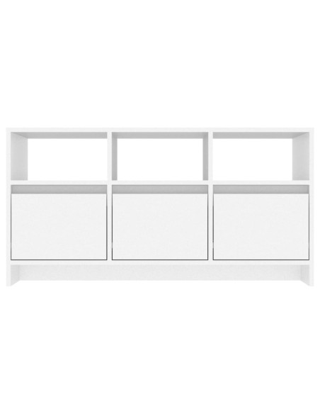 Mobile Porta TV Bianco 102x37,5x52,5 cm in Truciolato