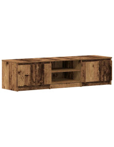 Mobile TV Legno Antico 140x40x36 cm in Legno Multistrato 2