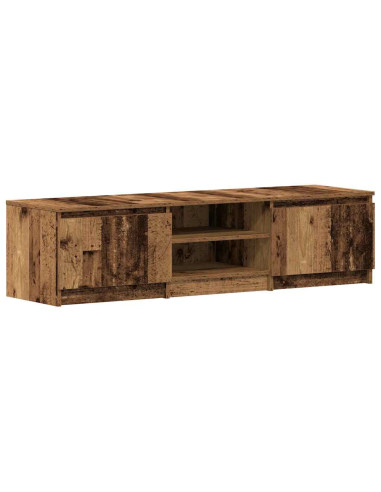 Mobile TV Legno Antico 140x40x36 cm in Legno Multistrato