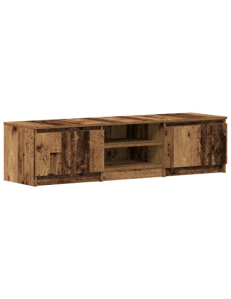 Mobile TV Legno Antico 140x40x36 cm in Legno Multistrato