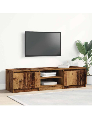Mobile TV Legno Antico 140x40x36 cm in Legno Multistrato