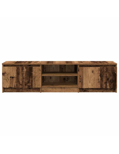 Mobile TV Legno Antico 140x40x36 cm in Legno Multistrato