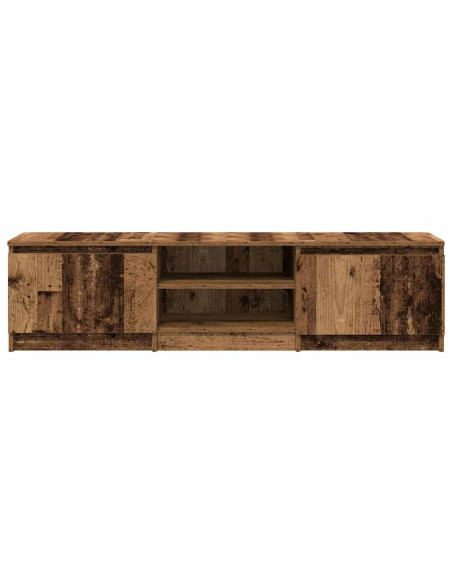 Mobile TV Legno Antico 140x40x36 cm in Legno Multistrato