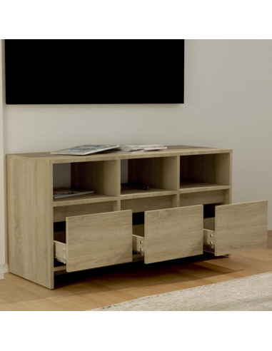 Mobile Porta TV Rovere Sonoma 102x37,5x52,5 cm in Truciolato
