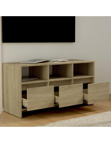 Mobile Porta TV Rovere Sonoma 102x37,5x52,5 cm in Truciolato