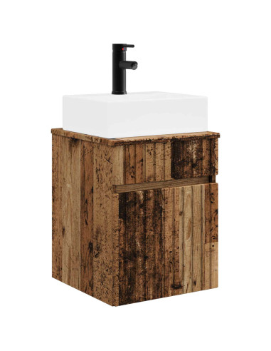 Mobile Lavabo da Parete Legno antico 39 x 41 x 62,5 cm