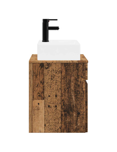 Mobile Lavabo da Parete Legno antico 39 x 41 x 62,5 cm