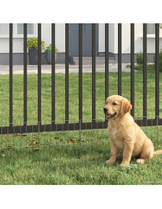 Recinzione da Giardino con Picchetti 48 pcs 35 x 30 cm Mesh