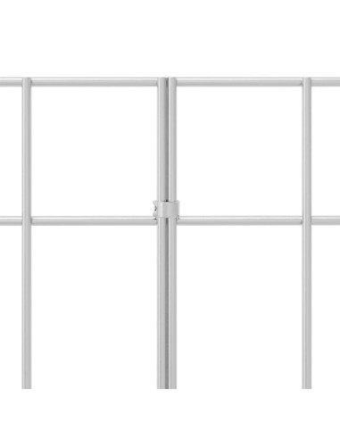 Pannello di Recinzione da Giardino 24 pcs Acciaio zincato