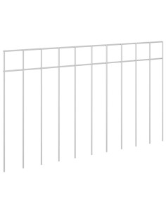 Pannello di Recinzione da Giardino 48 pcs Acciaio zincato 2