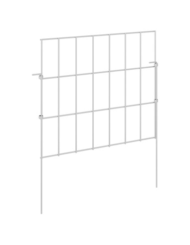 Recinzione da Giardino con Picchetti 12 pcs 35 x 30 cm Mesh