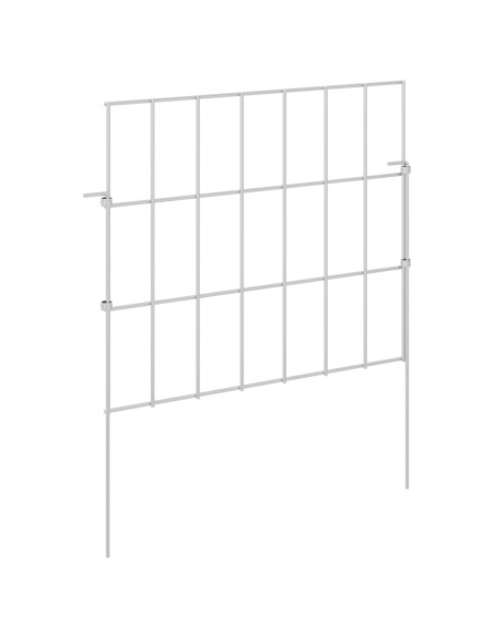 Recinzione da Giardino con Picchetti 12 pcs 35 x 30 cm Mesh