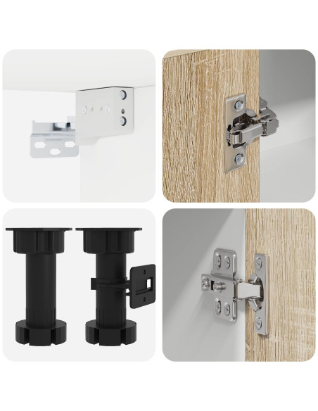 Unità Cucina LYON 8 pcs Rovere Sonoma Legno ingegnerizzato