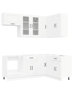 Unità Cucina KALMAR 8 pcs Bianco Legno ingegnerizzato 2