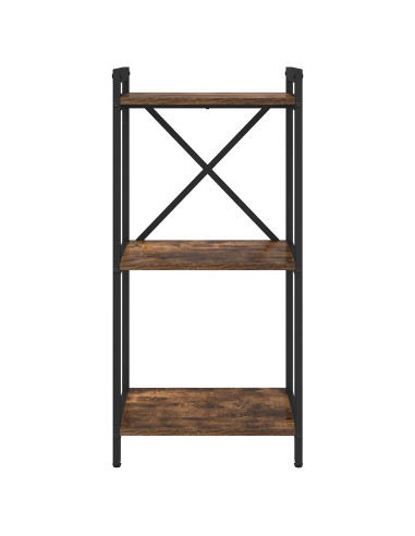 Libreria Rovere fumé 40 x 30 x 85 cm Legno multistrato