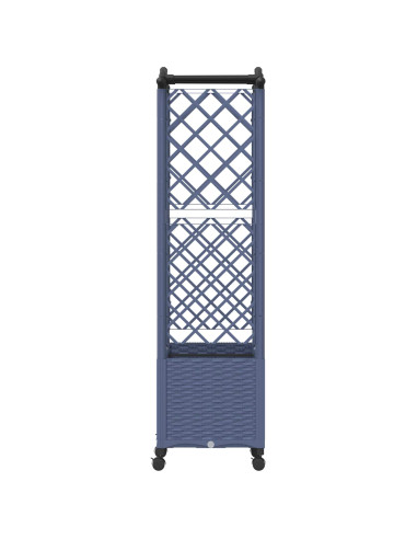 Letto Rialzato con Griglia e Tetto Grigio 125 x 40 x 144 cm PP