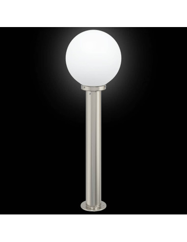 Lampioni a palo 3 pz 80 cm Acciaio Inox IP44
