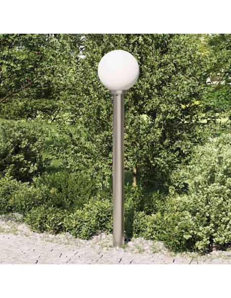 Lampada a paletto 120 cm in Acciaio Inox IP44