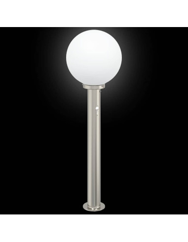 Lampioni a dissuasore con sensore 3 pz 80 cm Acciaio Inox IP44