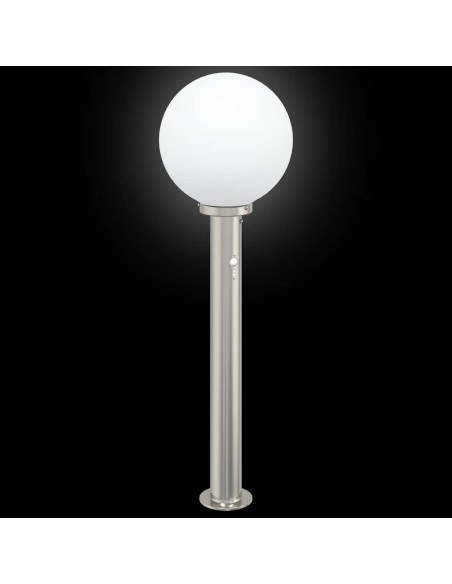 Lampioni a dissuasore con sensore 3 pz 80 cm Acciaio Inox IP44
