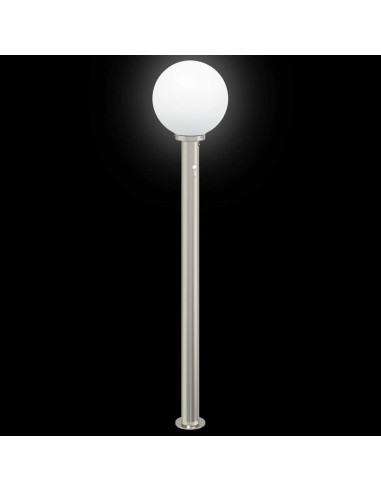 Lampada a paletto con sensore 120 cm Acciaio Inox IP44
