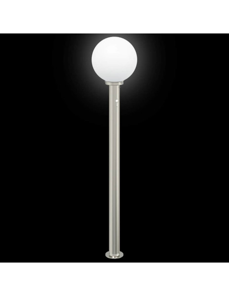 Lampada a paletto con sensore 120 cm Acciaio Inox IP44