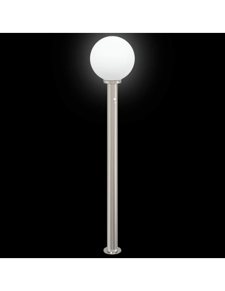 Lampioni a dissuasore con sensore 3 pz 120 cm Acciaio Inox IP44