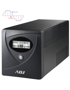UPS 1 KVA DESKTOP LINE INT.SERVER SERIES 4*IEC+RJ11/45 LCD CBS ADJ