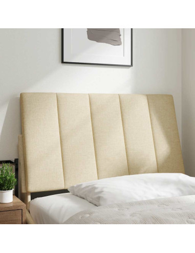 Cuscino Testiera Hanko Crema 90 cm in Tessuto