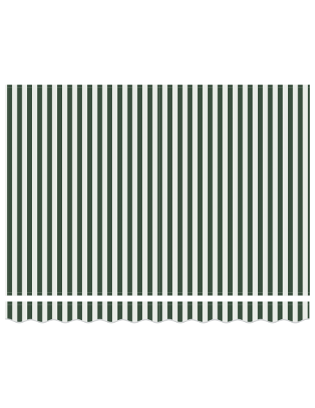 Struttura della tenda Verde e Bianco 350 x 200 cm