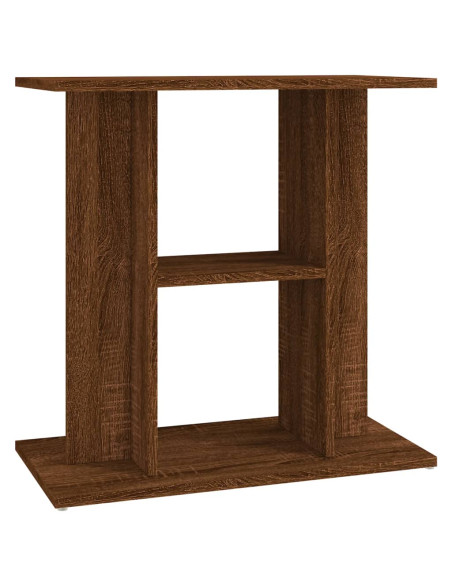 Supporto Acquario 60x30x60 cm Legno Multistrato Rovere Marrone