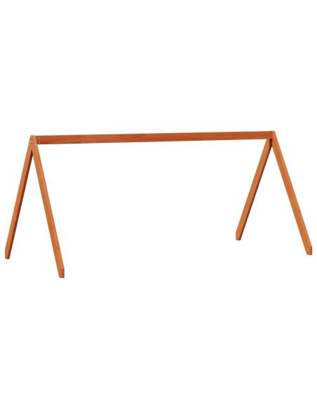Struttura per letto soppalco Marrone Cera 90 x 190 cm