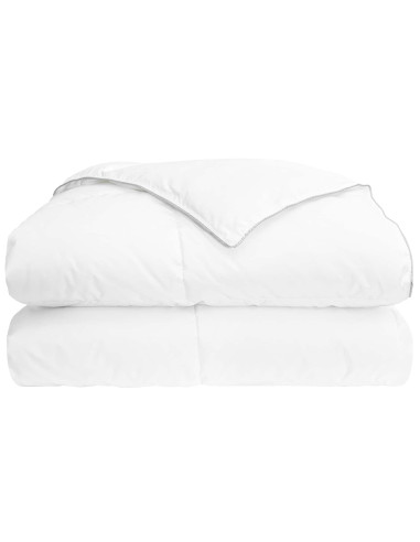 Piumino Letto Estivo Bianco 135 x 200 cm Bambù