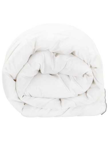 Piumino Letto Estivo Bianco 140 x 200 cm Bambù