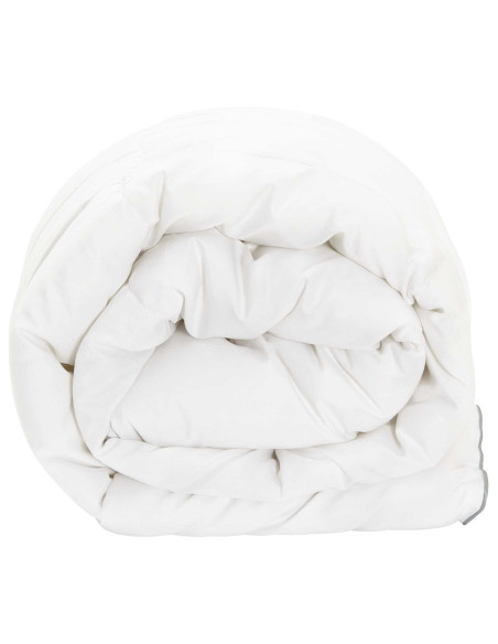 Piumino Letto Estivo Bianco 155 x 200 cm Bambù