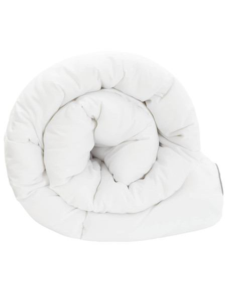 Piumino Letto Estivo Bianco 240 x 220 cm Bambù