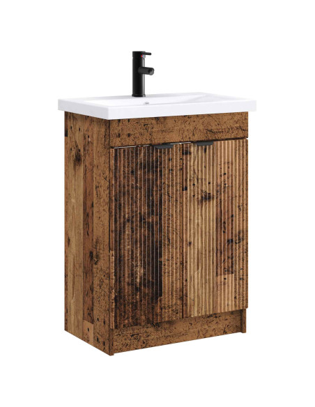 Set di mobili per il bagno Legno antico 78,5 x 37,5 x 81 cm