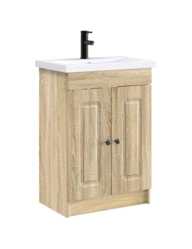 Set di mobili per il bagno Rovere Sonoma 56 x 37,5 x 81 cm