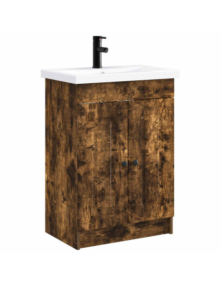 Set di mobili per il bagno Rovere Fumo 56 x 37,5 x 81 cm